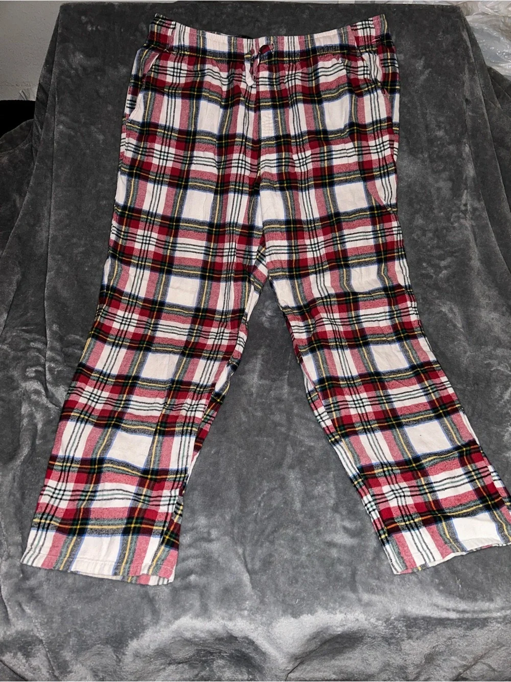 Red Plaid Pajama Pants - Cozy Sleepwear